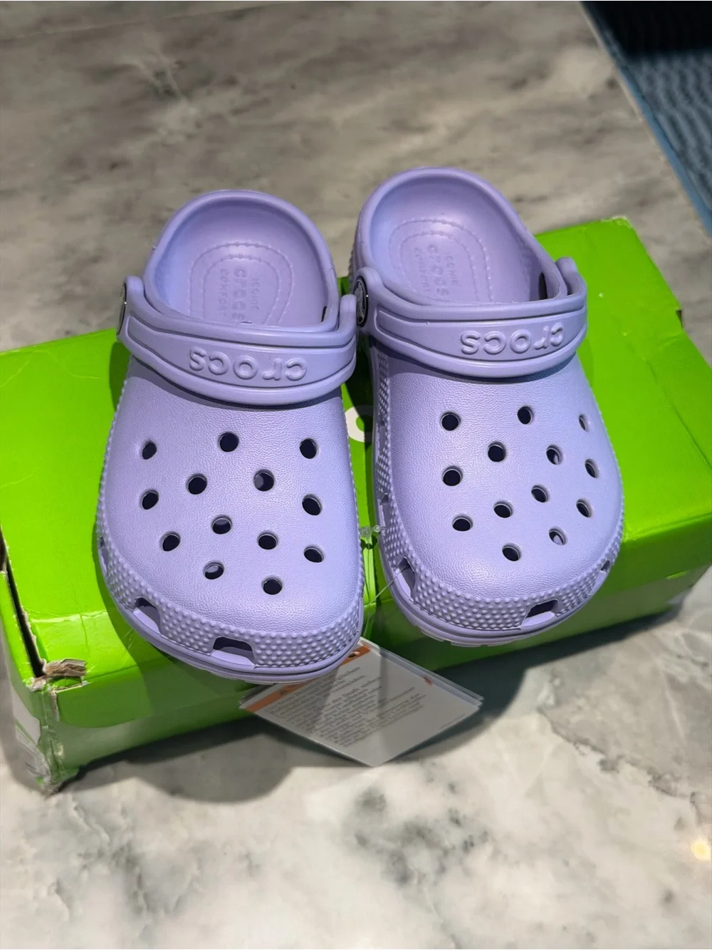 CROCS Kids Classic Clog in Lavender Purple